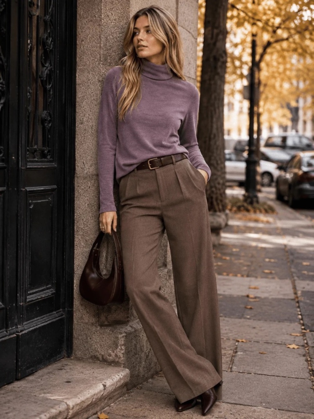 "Heyday" Women's Long Sleeve Turtleneck Top